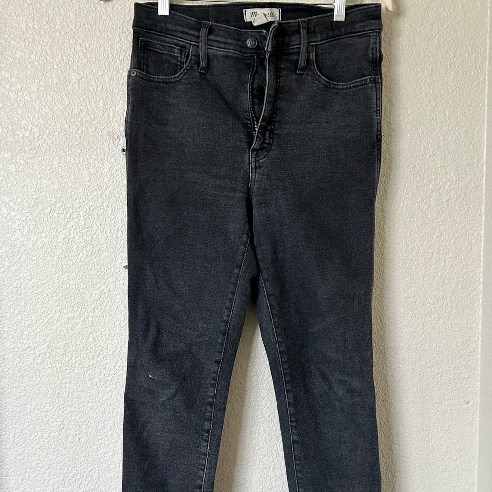 Madewell High Rise skinny 10” Black Denim Jeans